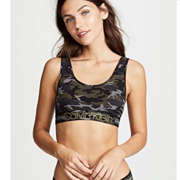 Calvin Klein Other - SOLD Calvin Klein vsco camo bra small medium